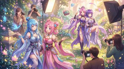 17c一起草 cosplay视频拍摄